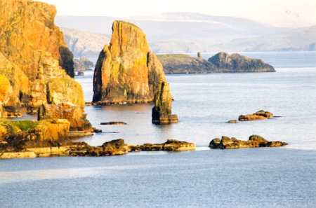 The Runk looking towards Hillswick