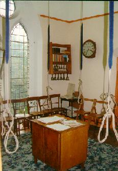 Photo of our ringing chamber at St Johns