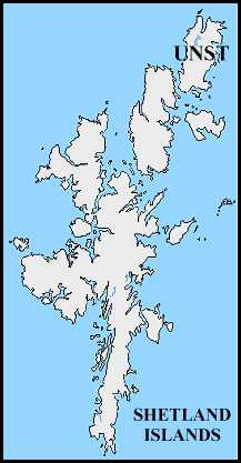 Map of Shetland