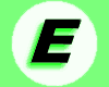 E logo