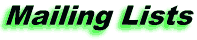 Mailing Lists