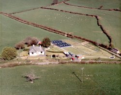 Arial photograph of Cary Kennels. Click for full size picture.