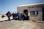 Group photo at airstrip