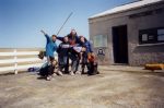 Another group photo at airstrip