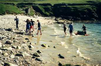 Group on the East beach