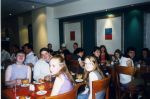Everyone seated for evening meal