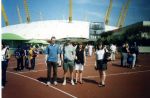 Outside the Millenium Dome
