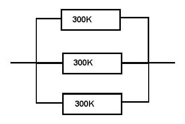 300K, 300K and 300K in parallel