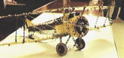 Meccano model of the Sopwith Camel