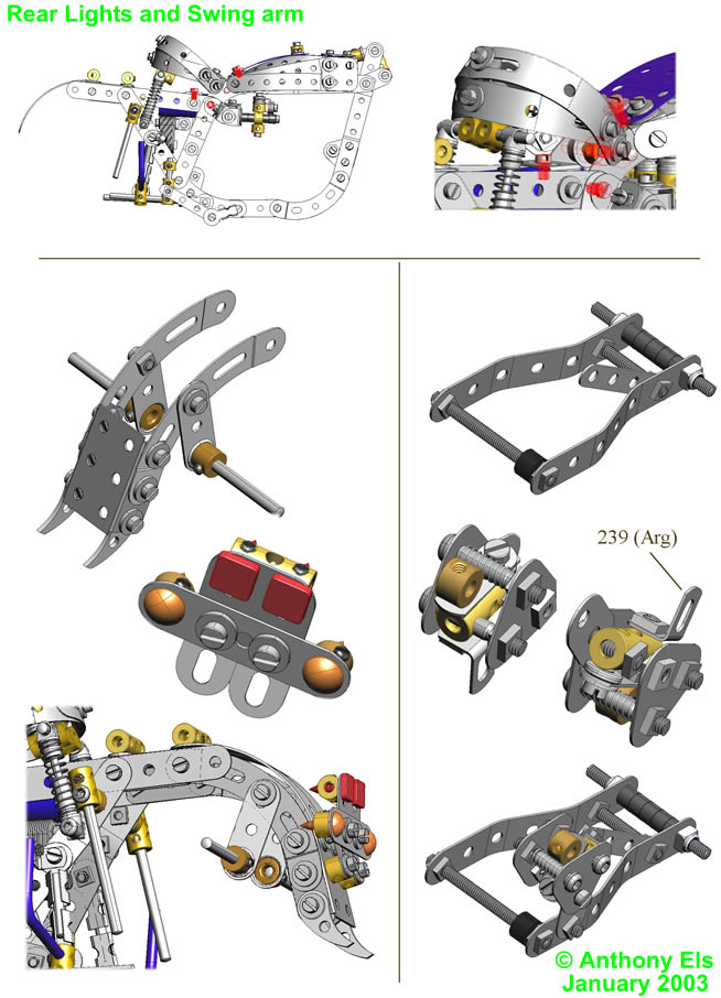 Rear Lights and Swing arm