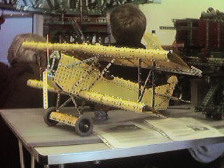 Meccano model of the Fokker DVII