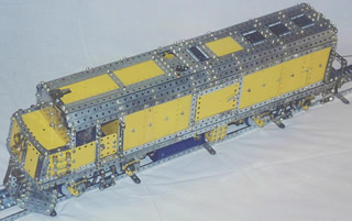 The finished Meccano model