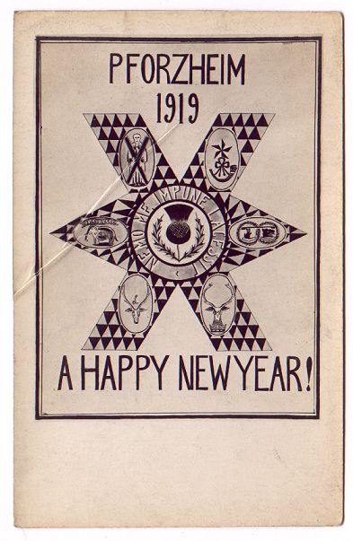 New Year card from Pforzheim - link to detailed description