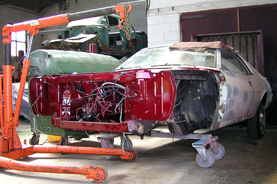 Engine done, body in prep.