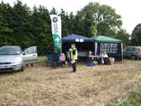 thumbnail link to - the first-aid tent.