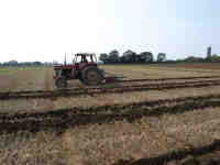 thumbnail link to - The idea is to watch the marker in front, and to draw a straight furrow to it...