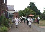 Dancing for the residents of Lyndon House, Sandridge