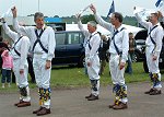 Preparing to dance 'Old Woman Tossed Up' Brackley