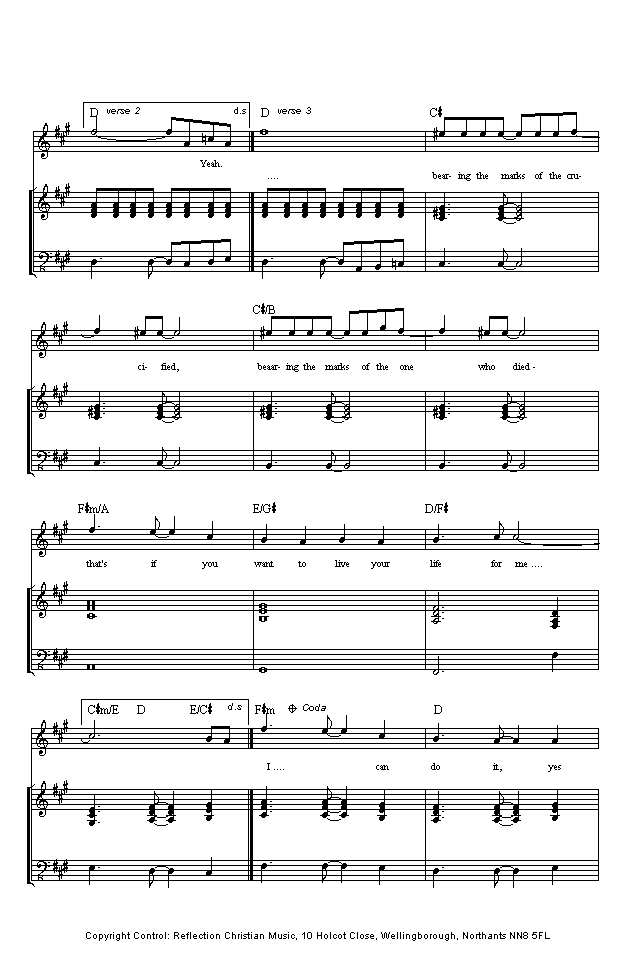 (page three of 'Lord, I Belive' sheet music in *.gif format)