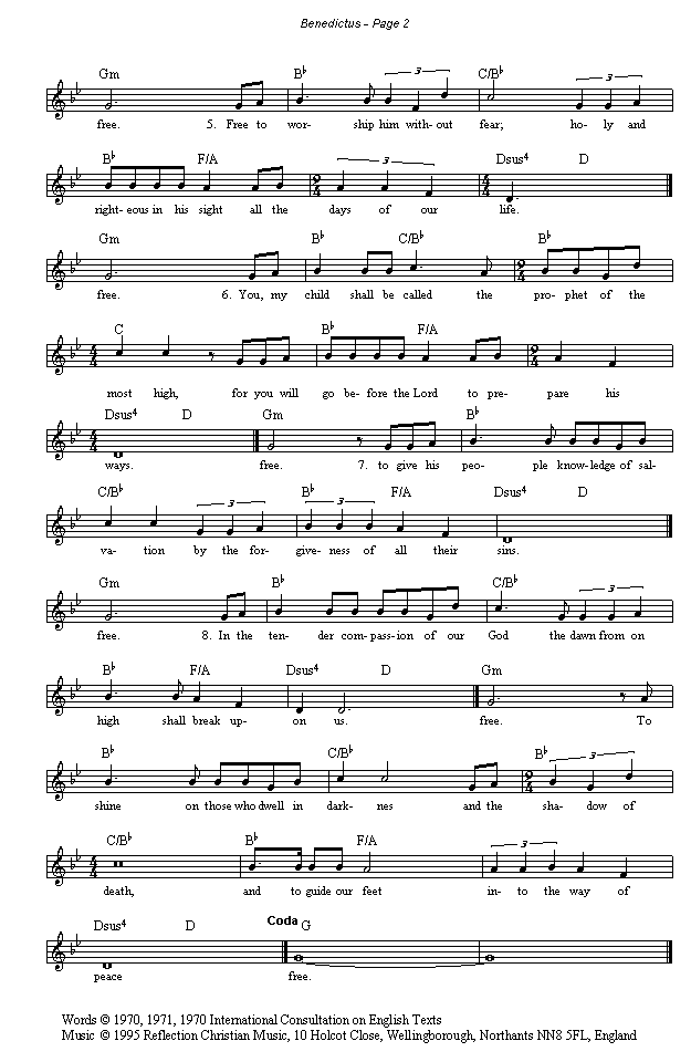 (page two of 'Benedictus' sheet music in *.gif format)