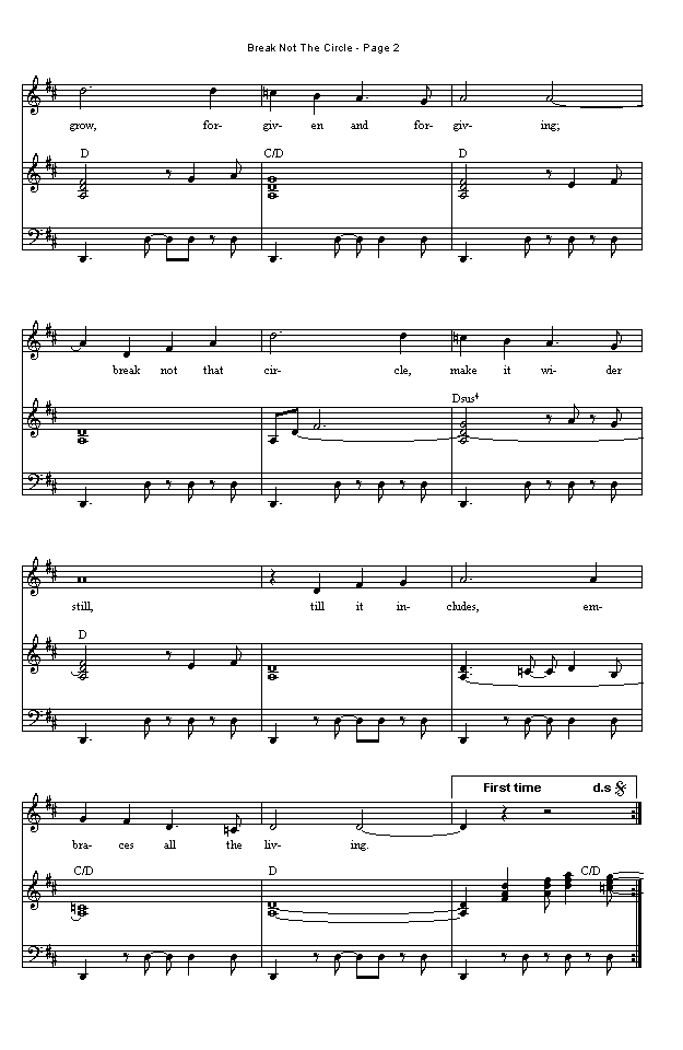 (Page 2 of 'Break not the circle' sheet music in *.gif format)