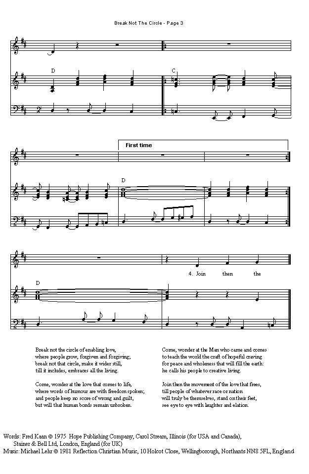 (Page 3 of 'Break not the circle' sheet music in *.gif format)