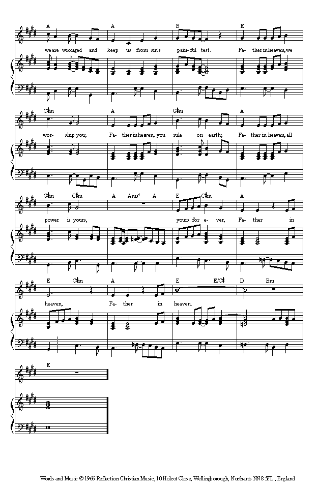 (page two of 'Father in Heaven' sheet music in *.gif format)