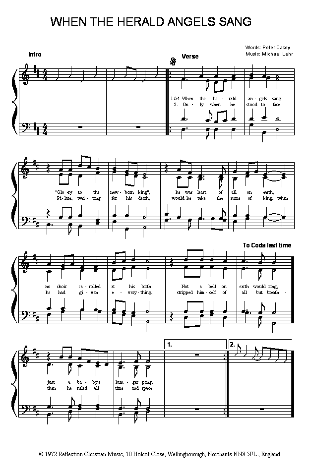 (page one of 'When the Herald Angels Sang' sheet music in *.gif format)