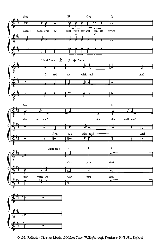 (page three of 'I And I Alone' sheet music in *.gif format)