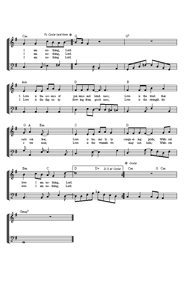 (page two of 'Lord, Make Me Love' sheet music in *.gif format)