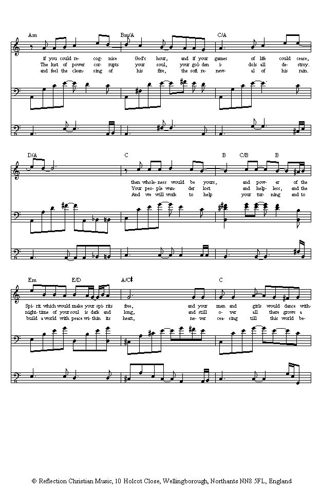 (page two of 'O My Land' sheet music in *.gif format)