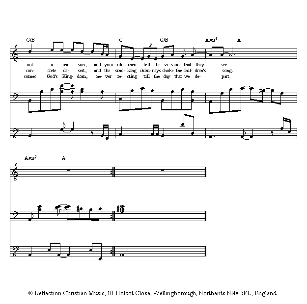 (page three of 'O My Land' sheet music in *.gif format)