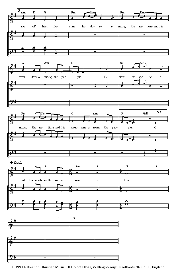(Page Three of 'O Worship the Lord' sheet music in *.gif format)
