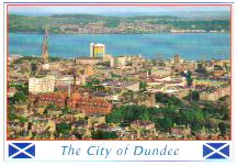 A view of the River Tay from the Law in Dundee