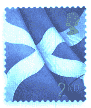 The Saltire.   The P.O. has designated this stamp as 2nd Class and costs 19p.