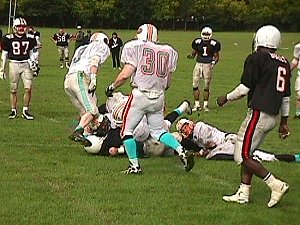 Sandy Kyriacou and Mark Sloan bring down Paul Duncan