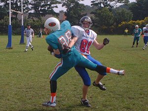 Matt Barton makes the catch