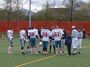 Midfield coin toss