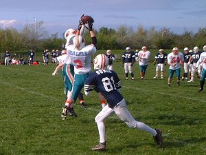 Richie Cowell has the pick knocked away - by Ed Morgan