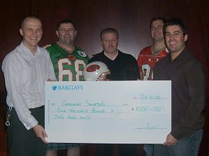 Presentation of the Sponsorship Cheque