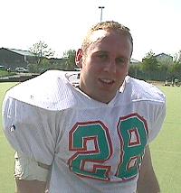 Duncan French, season MVP for offense. Duncan was unable to attend the Presentation Night.