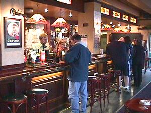 The well stocked bar