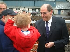 Gerry gives out the pennies