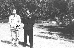 My old CO at Watton and the Afghan pilot who's uncle was the big cheese on the Afghan frontier