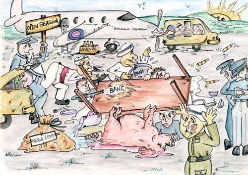 Cartoon depicting the 'tale'