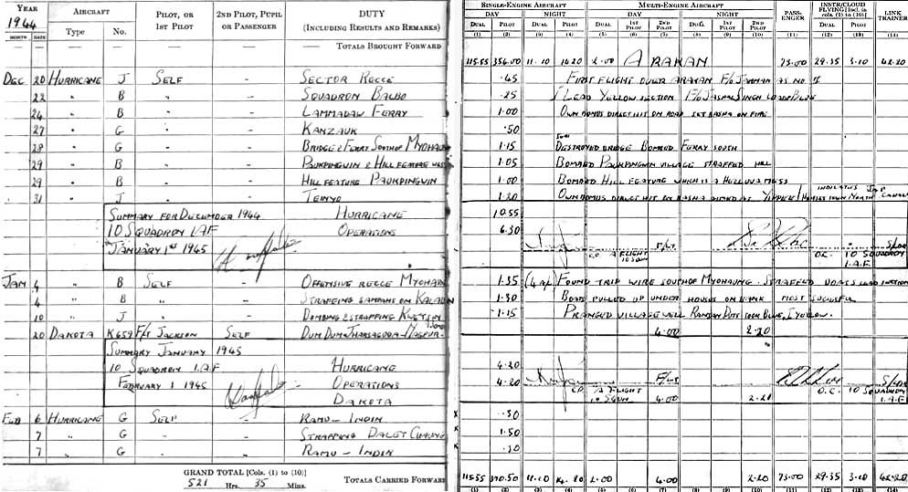 Logbook Dec1944