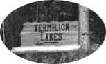Vermilon lakes sign