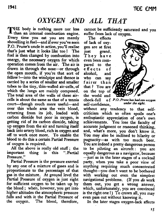 Oxygen and All That - part 1 - Tee Emm