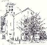 Drawing of Holy Ghost Church