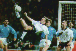 Lee Dixon Playing for England